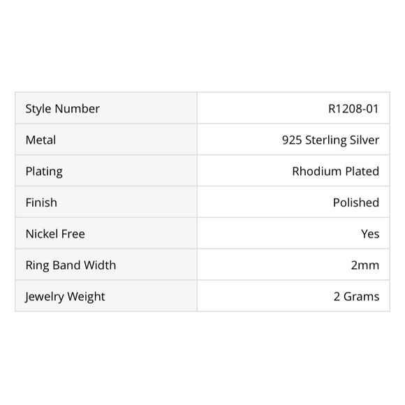 STERLING SILVER WEDDING BAND - Picture 10 of 10